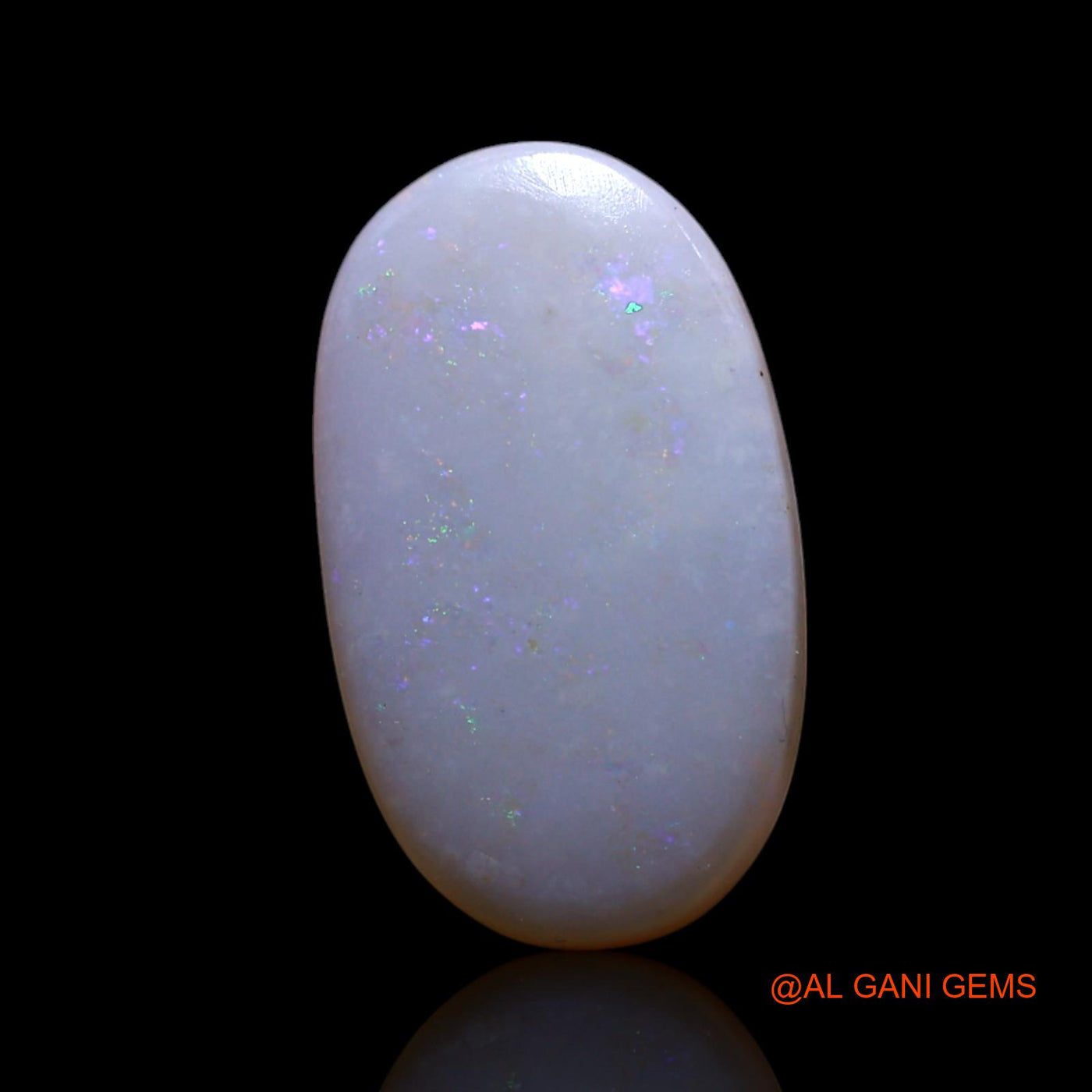 Natural Untreated Fire Opal Loose Gemstone Oval Cabochon From Australia 3.00 Cts 16x9x3 mm AG-416
