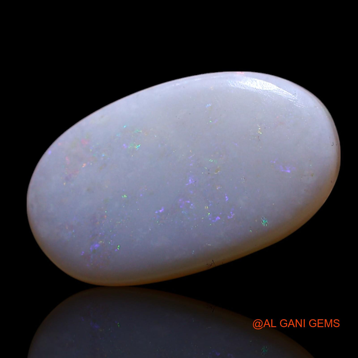 Natural Untreated Fire Opal Loose Gemstone Oval Cabochon From Australia 3.00 Cts 16x9x3 mm AG-416