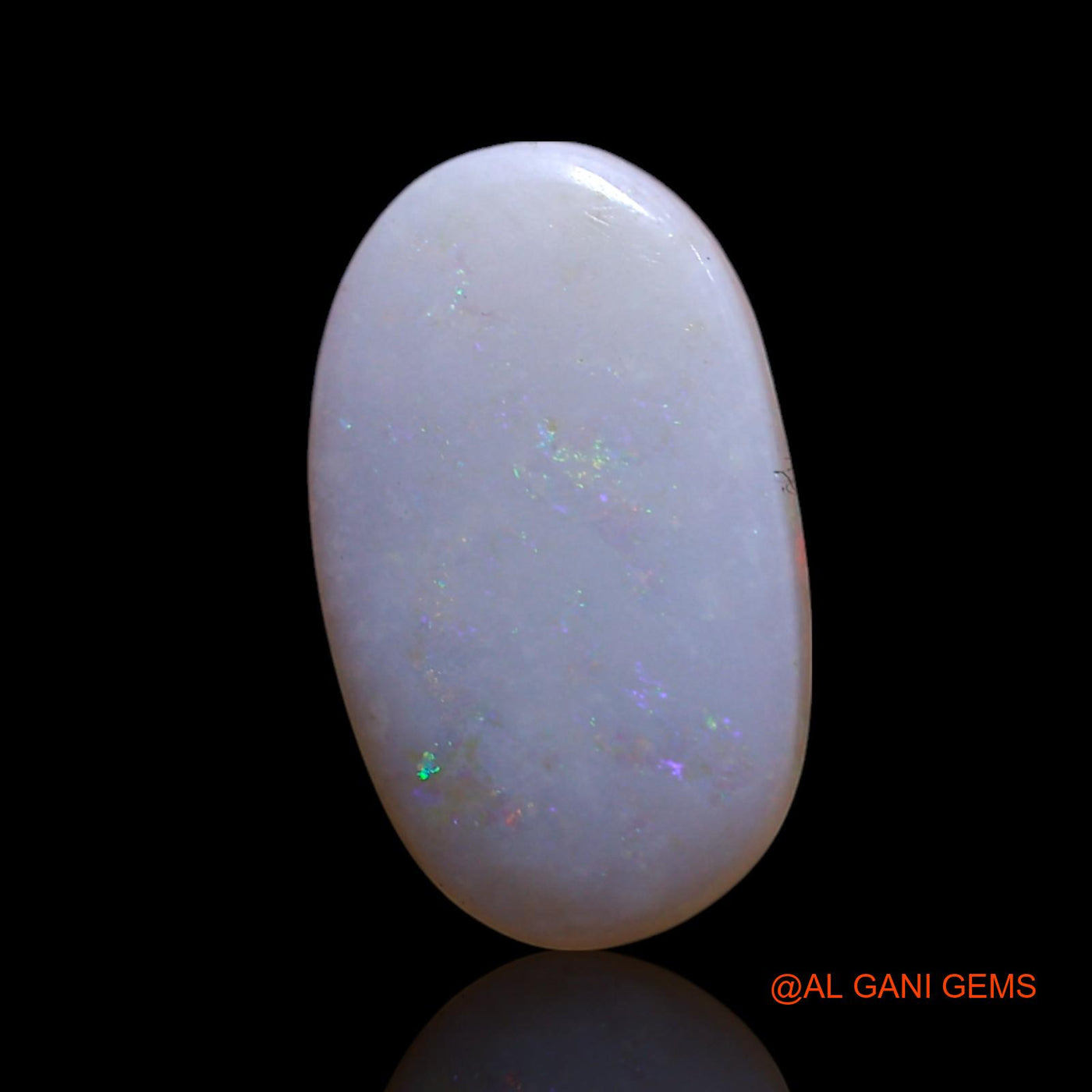 Natural Untreated Fire Opal Loose Gemstone Oval Cabochon From Australia 3.00 Cts 16x9x3 mm AG-416