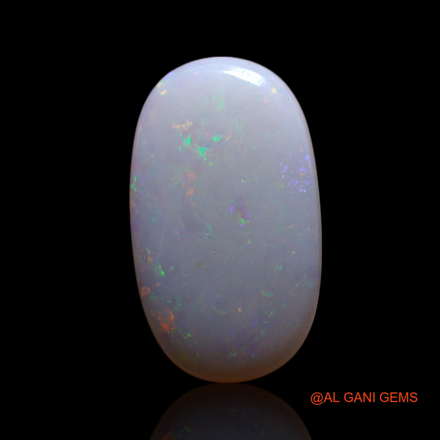2.00 Cts Natural Australian Fire Opal Loose Gemstone Oval Cabochon 16x9x2 mm AG-417