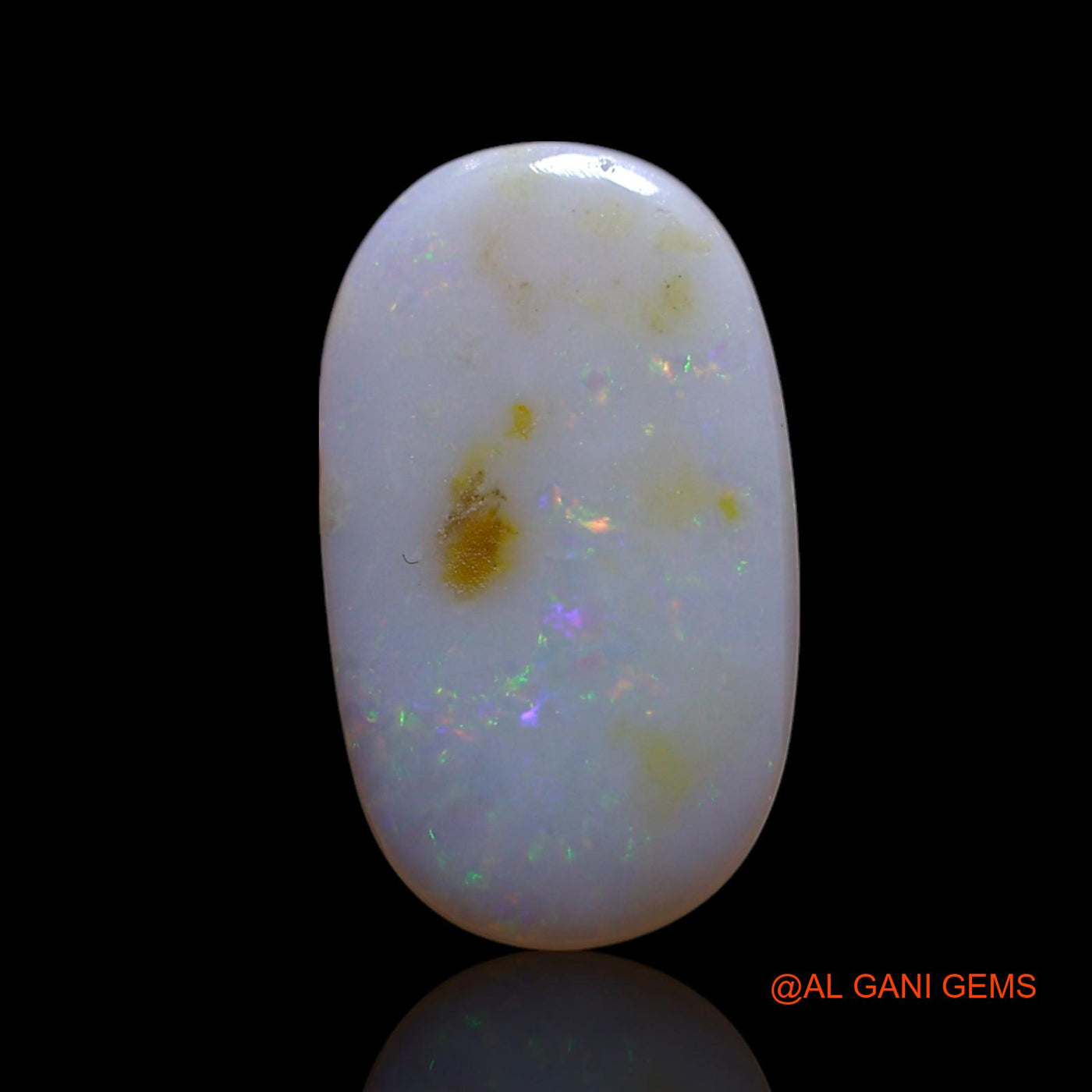 2.00 Cts Natural Australian Fire Opal Loose Gemstone Oval Cabochon 16x9x2 mm AG-417