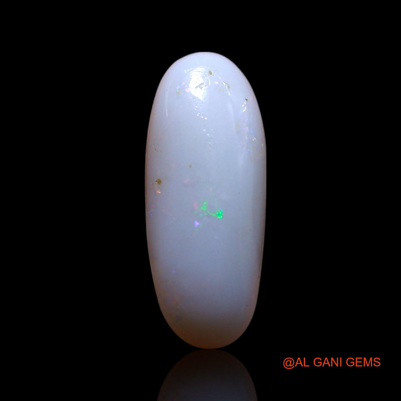 Natural Untreated Fire Opal Loose Gemstone Fancy Cabochon From Australia 3.00 Cts 17x7x4 mm AG-418