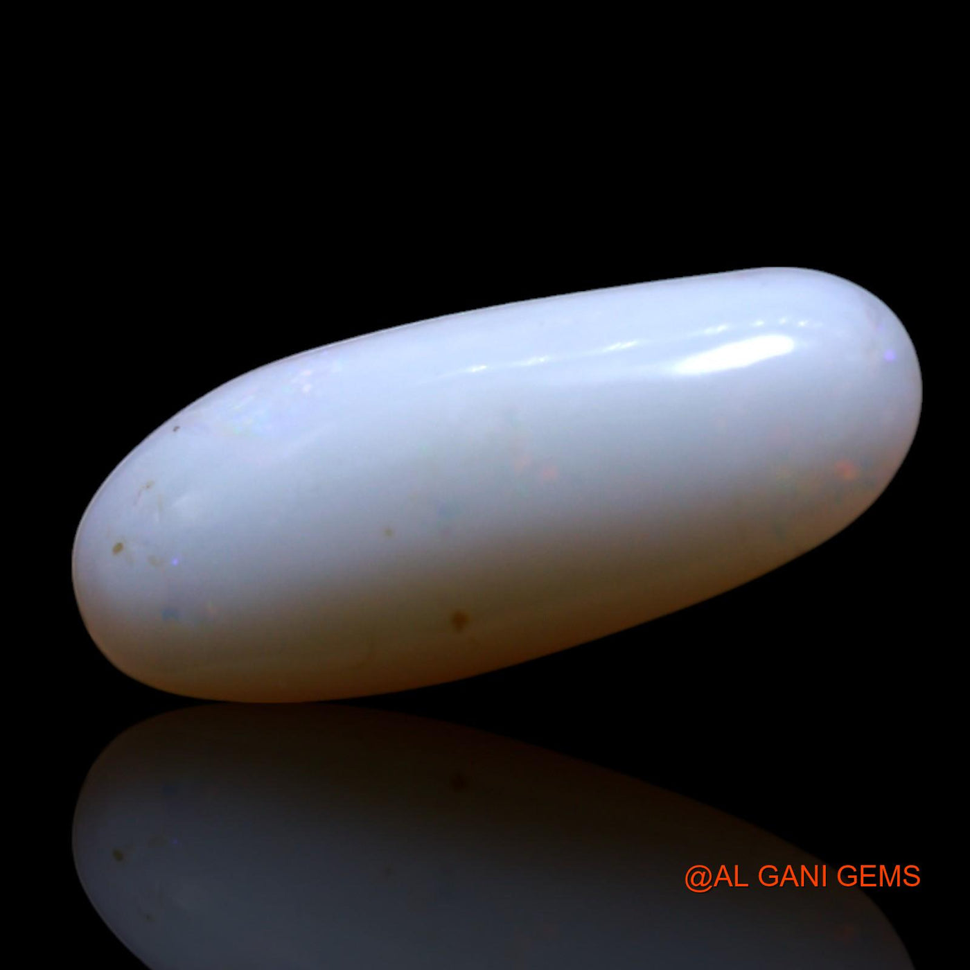 Natural Untreated Fire Opal Loose Gemstone Fancy Cabochon From Australia 3.00 Cts 17x7x4 mm AG-418