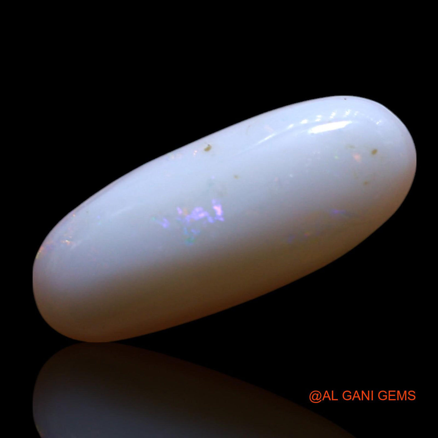 Natural Untreated Fire Opal Loose Gemstone Fancy Cabochon From Australia 3.00 Cts 17x7x4 mm AG-418