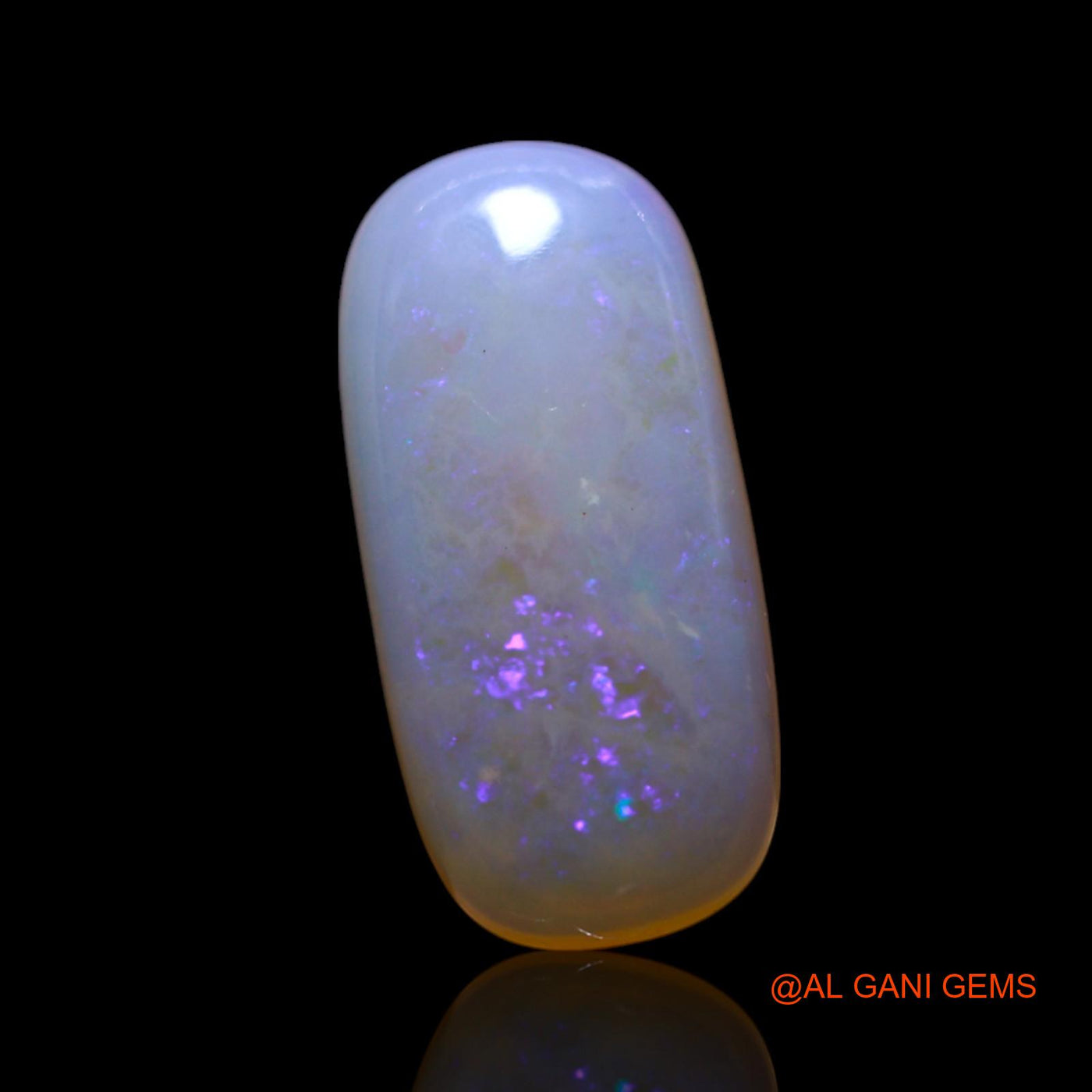 2.00 Cts Natural Australian Fire Opal Loose Gemstone Oval Cabochon 14x6x2 mm AG-41