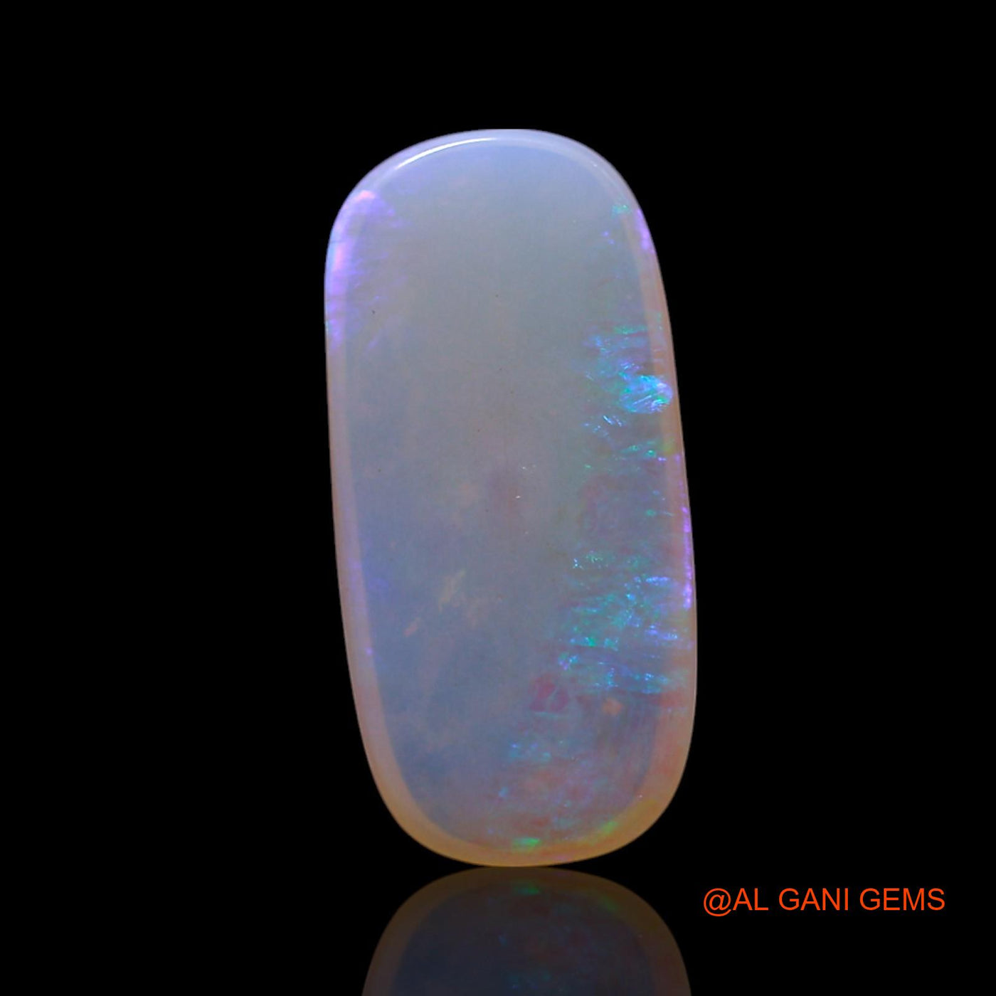 2.00 Cts Natural Australian Fire Opal Loose Gemstone Oval Cabochon 14x6x2 mm AG-41