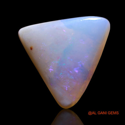 Natural Untreated Fire Opal Loose Gemstone Trillion Cabochon From Australia 3.00 Cts 12x12x3 mm AG-420