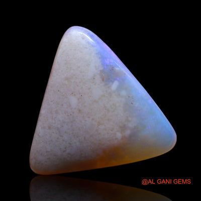 Natural Untreated Fire Opal Loose Gemstone Trillion Cabochon From Australia 3.00 Cts 12x12x3 mm AG-420