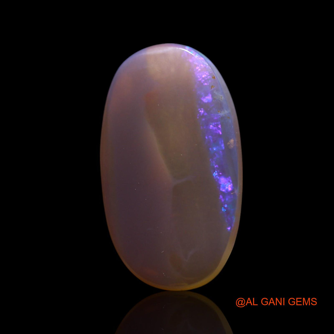3.00 Cts Natural Australian Fire Opal Loose Gemstone Oval Cabochon 16x9x3 mm AG-421