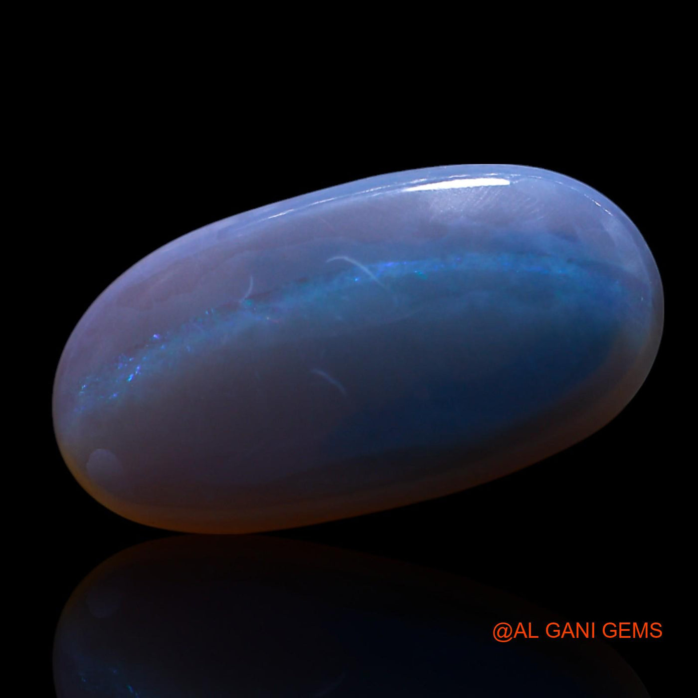3.00 Cts Unheated Australian Fire Opal Loose Gemstone Oval Cabochon Natural 17x9x3 mm AG-423