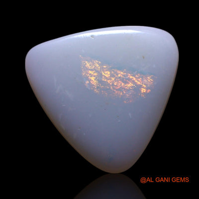 3.00 Cts Unheated Australian Fire Opal Loose Gemstone Trillion Cabochon Natural 13x13x3 mm AG-426