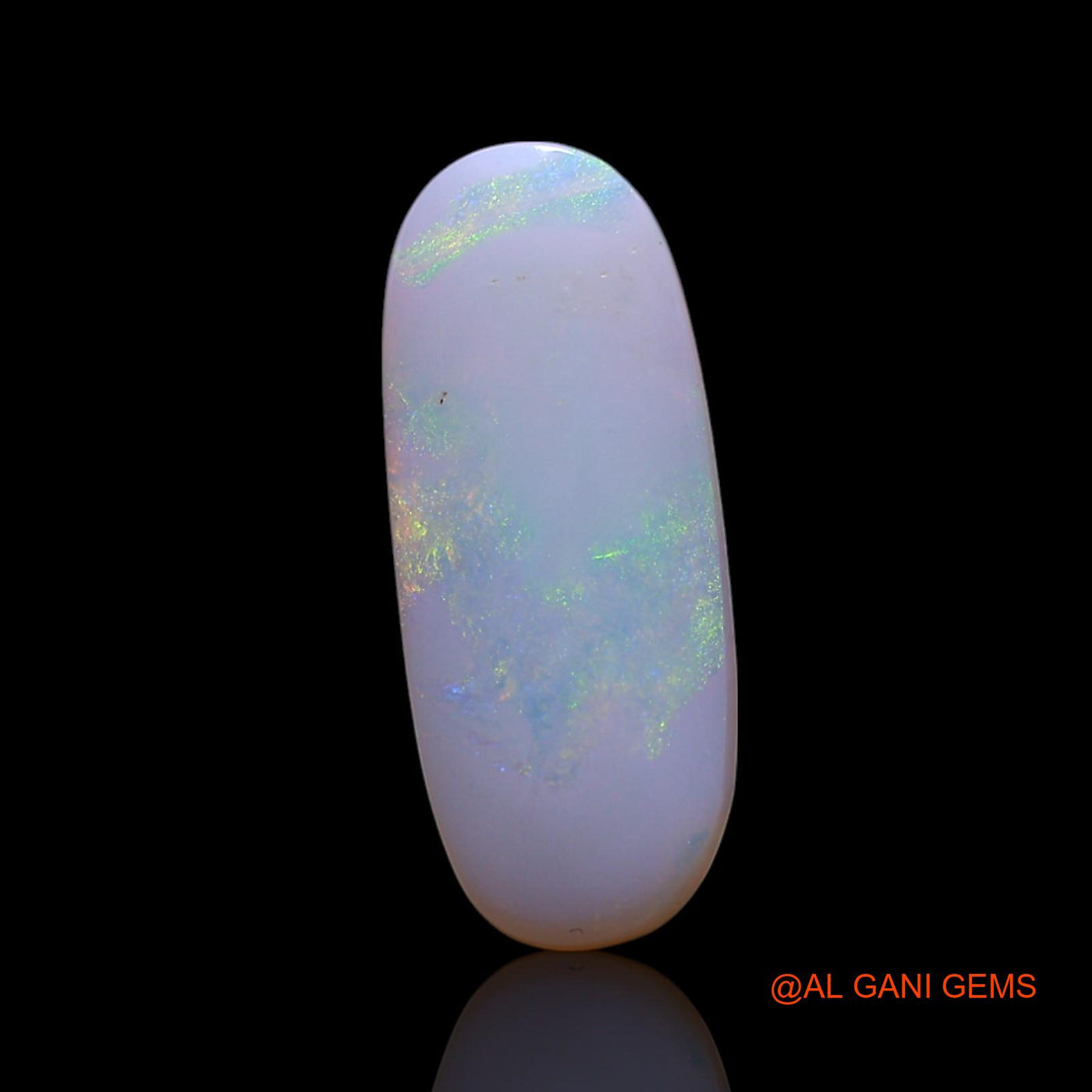 2.00 Cts Natural Australian Fire Opal Loose Gemstone Oval Cabochon 17x7x2 mm AG-427