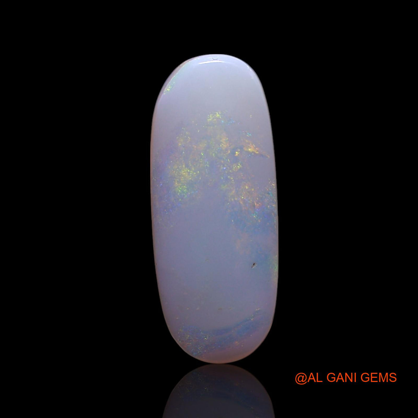 2.00 Cts Natural Australian Fire Opal Loose Gemstone Oval Cabochon 17x7x2 mm AG-427