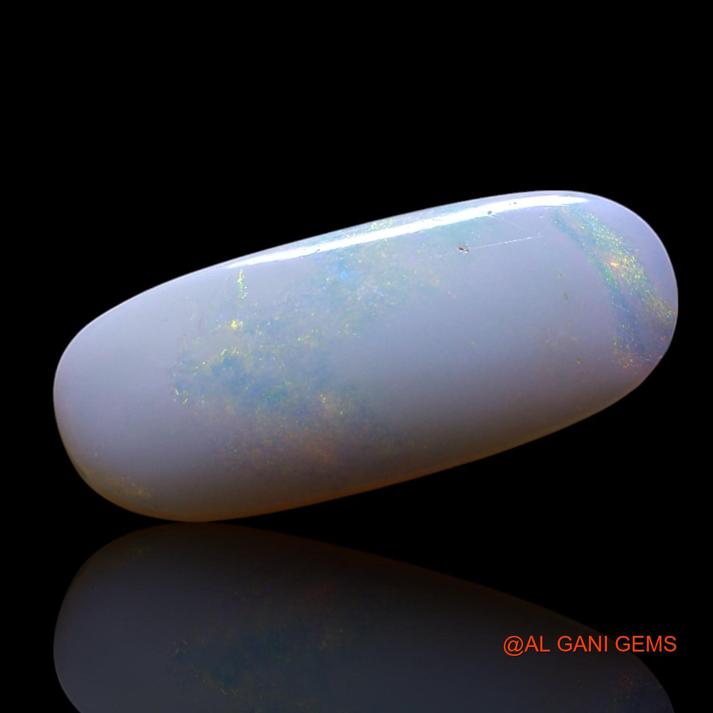 2.00 Cts Natural Australian Fire Opal Loose Gemstone Oval Cabochon 17x7x2 mm AG-427