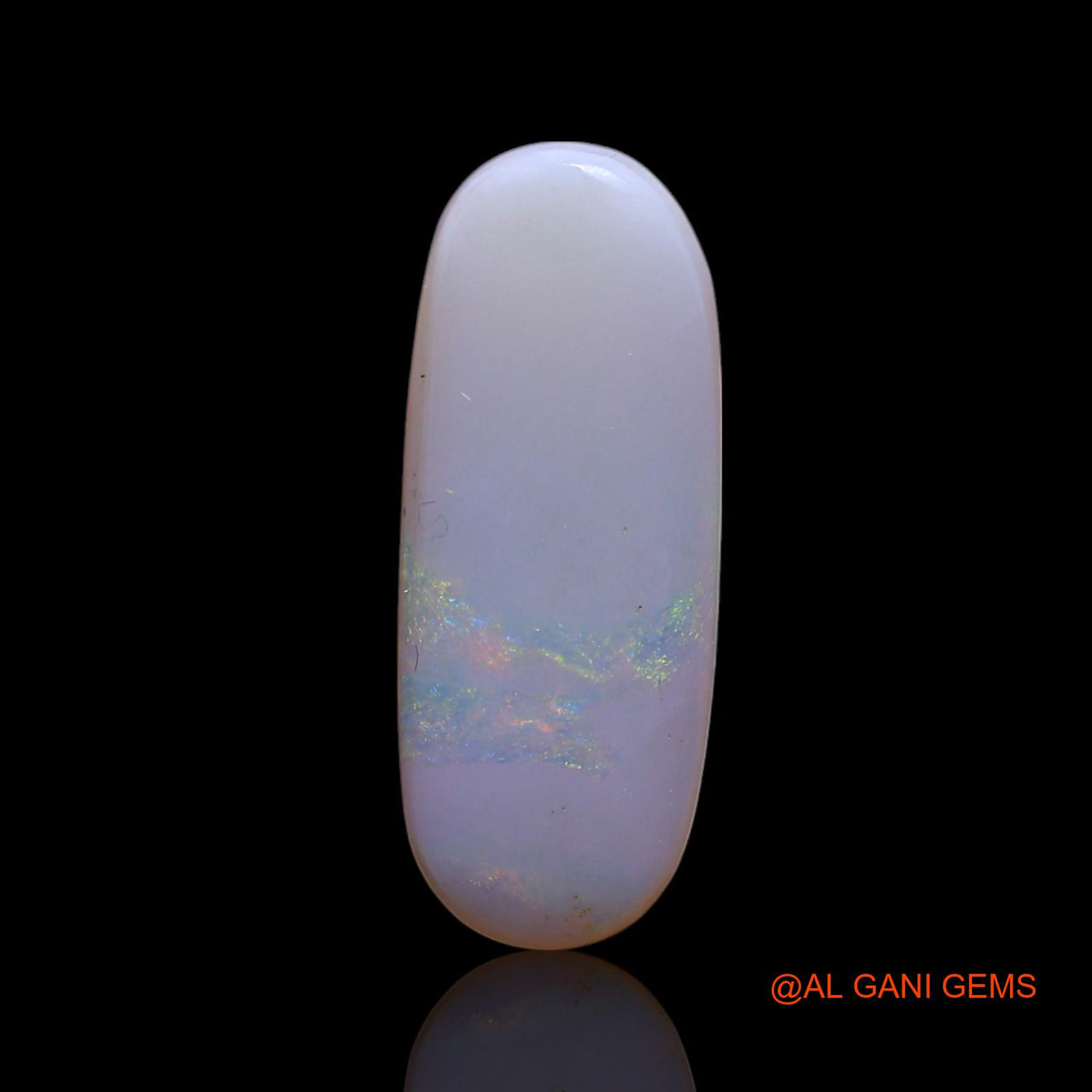 2.00 Cts Natural Australian Fire Opal Loose Gemstone Oval Cabochon 17x7x2 mm AG-427