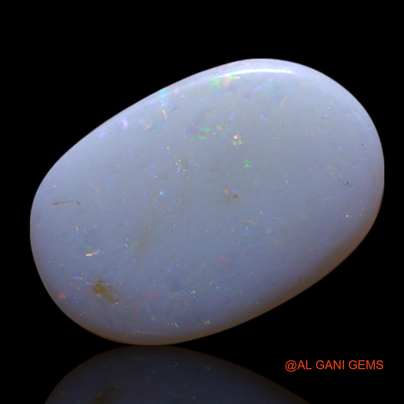 3.00 Cts Natural Australian Fire Opal Loose Gemstone Oval Cabochon 15x10x3 mm AG-428