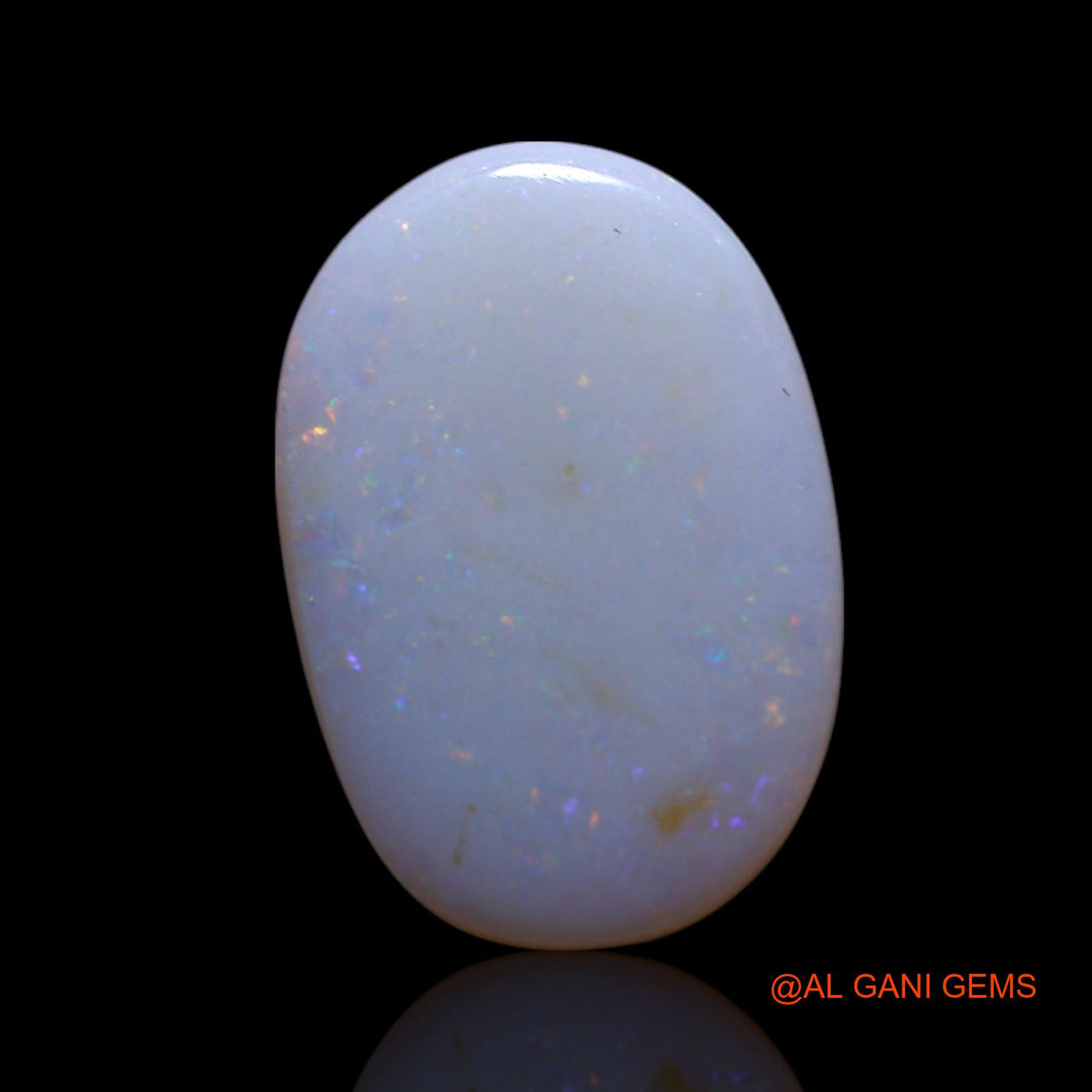 3.00 Cts Natural Australian Fire Opal Loose Gemstone Oval Cabochon 15x10x3 mm AG-428