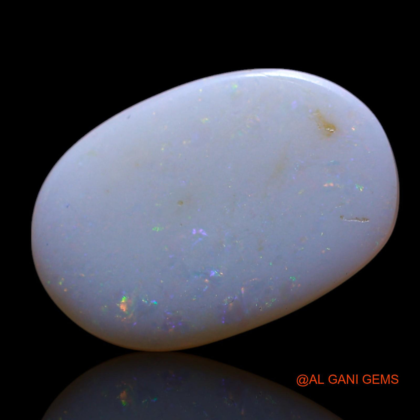 3.00 Cts Natural Australian Fire Opal Loose Gemstone Oval Cabochon 15x10x3 mm AG-428