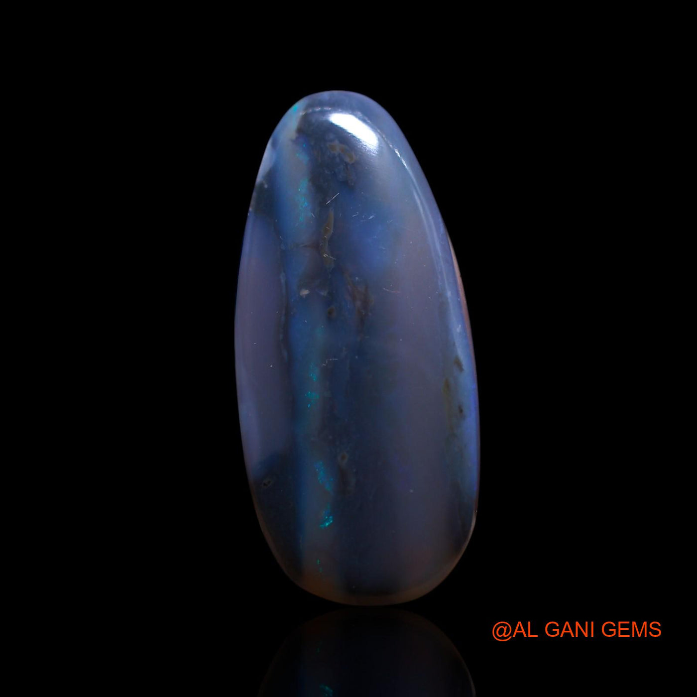14.00 Cts Natural Australian Fire Opal Loose Gemstone Fancy Cabochon 28x12x5 mm AG-429