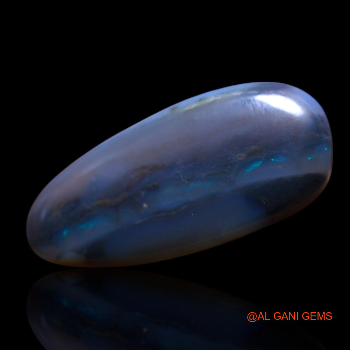 14.00 Cts Natural Australian Fire Opal Loose Gemstone Fancy Cabochon 28x12x5 mm AG-429