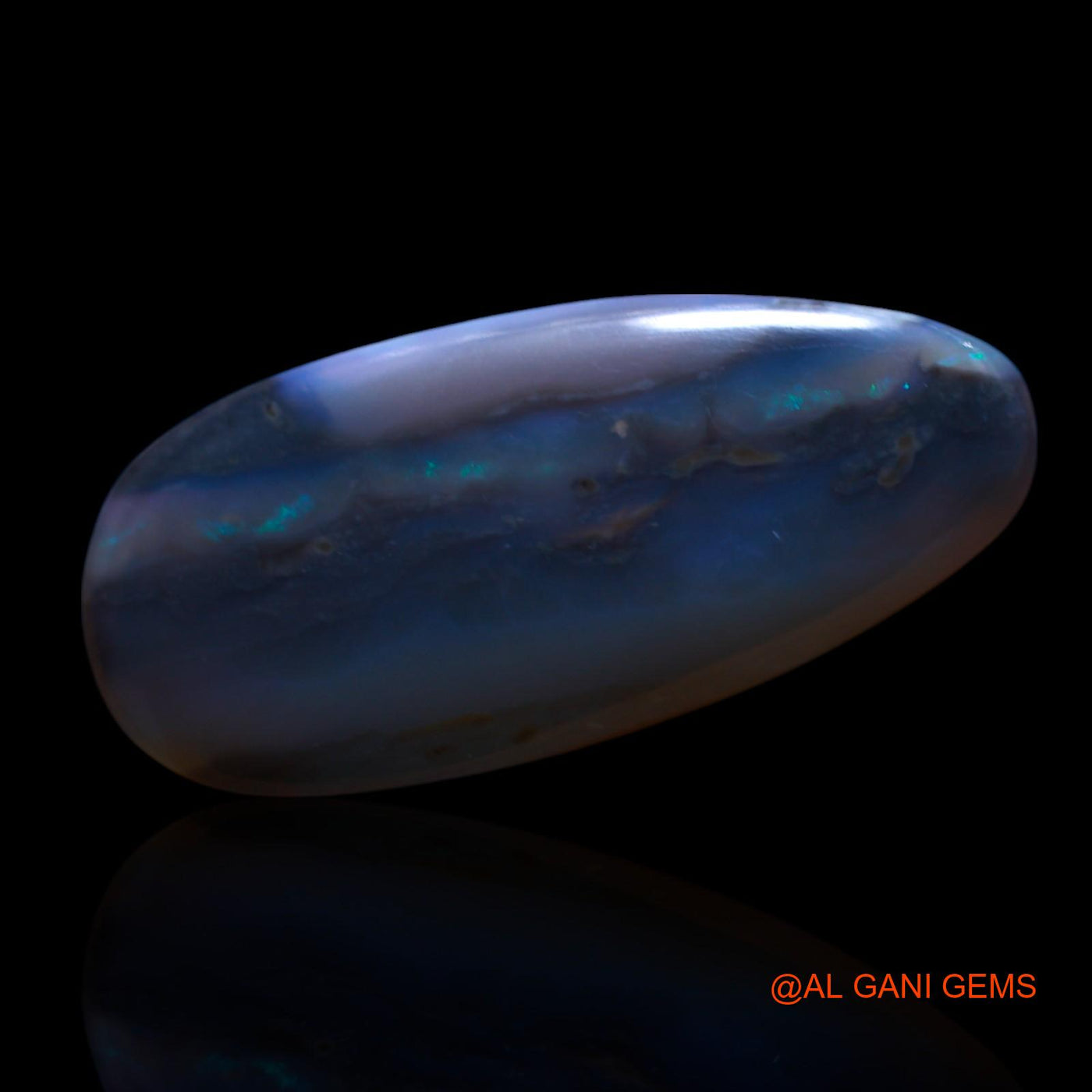 14.00 Cts Natural Australian Fire Opal Loose Gemstone Fancy Cabochon 28x12x5 mm AG-429