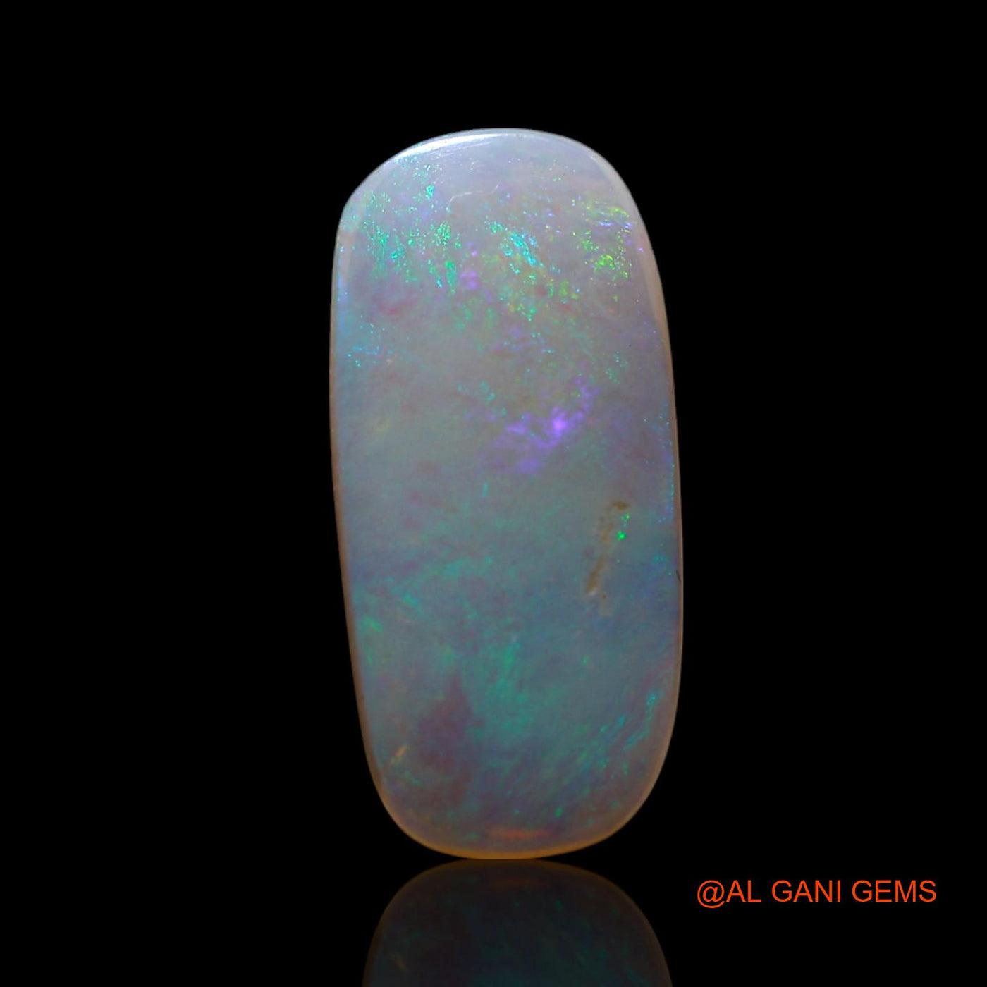 1.00 Cts Natural Australian Fire Opal Loose Gemstone Oval Cabochon 14x6x1 mm AG-42