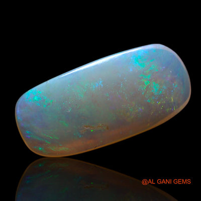 1.00 Cts Natural Australian Fire Opal Loose Gemstone Oval Cabochon 14x6x1 mm AG-42