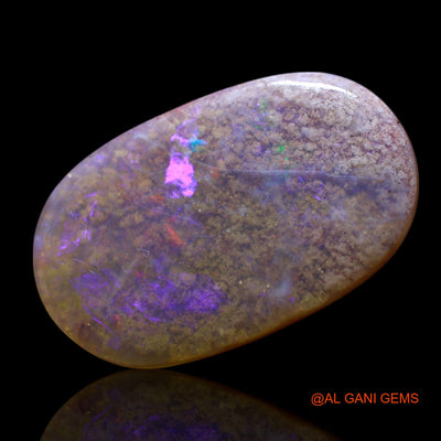 20.00 Cts Unheated Australian Fire Opal Loose Gemstone Oval Cabochon Natural 28x17x6 mm AG-430