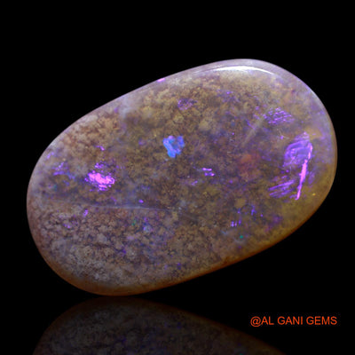 20.00 Cts Unheated Australian Fire Opal Loose Gemstone Oval Cabochon Natural 28x17x6 mm AG-430