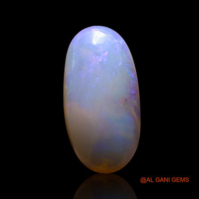 Natural Fire Opal Gemstone 3.00 Cts Loose Oval Cabochon From Australia 16x8x4 mm AG-431
