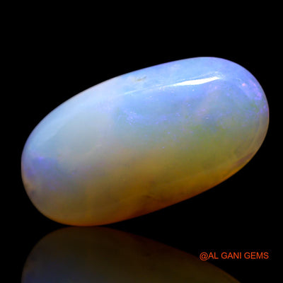 Natural Fire Opal Gemstone 3.00 Cts Loose Oval Cabochon From Australia 16x8x4 mm AG-431