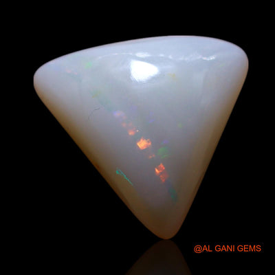 4.00 Cts Natural Australian Fire Opal Loose Gemstone Trillion Cabochon 13x12x5 mm AG-432