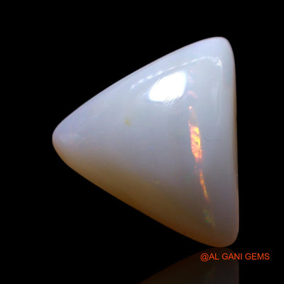 4.00 Cts Natural Australian Fire Opal Loose Gemstone Trillion Cabochon 13x12x5 mm AG-432