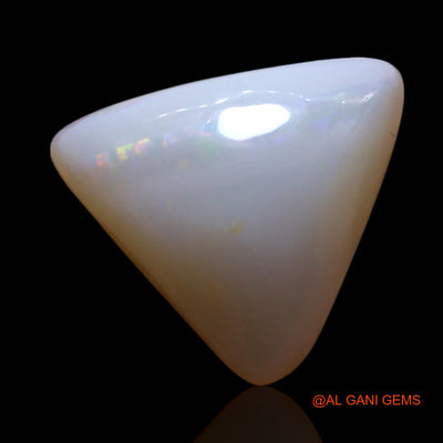 4.00 Cts Natural Australian Fire Opal Loose Gemstone Trillion Cabochon 13x12x5 mm AG-432