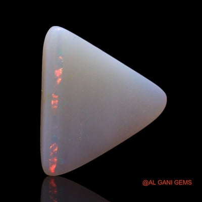4.00 Cts Natural Australian Fire Opal Loose Gemstone Trillion Cabochon 13x12x5 mm AG-432