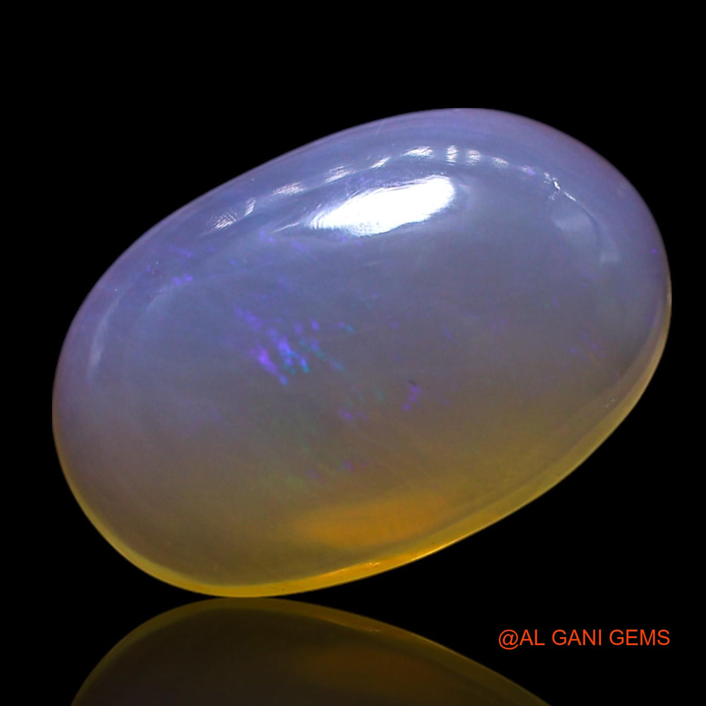 5.00 Cts Natural Australian Fire Opal Loose Gemstone Oval Cabochon 15x10x5 mm AG-433