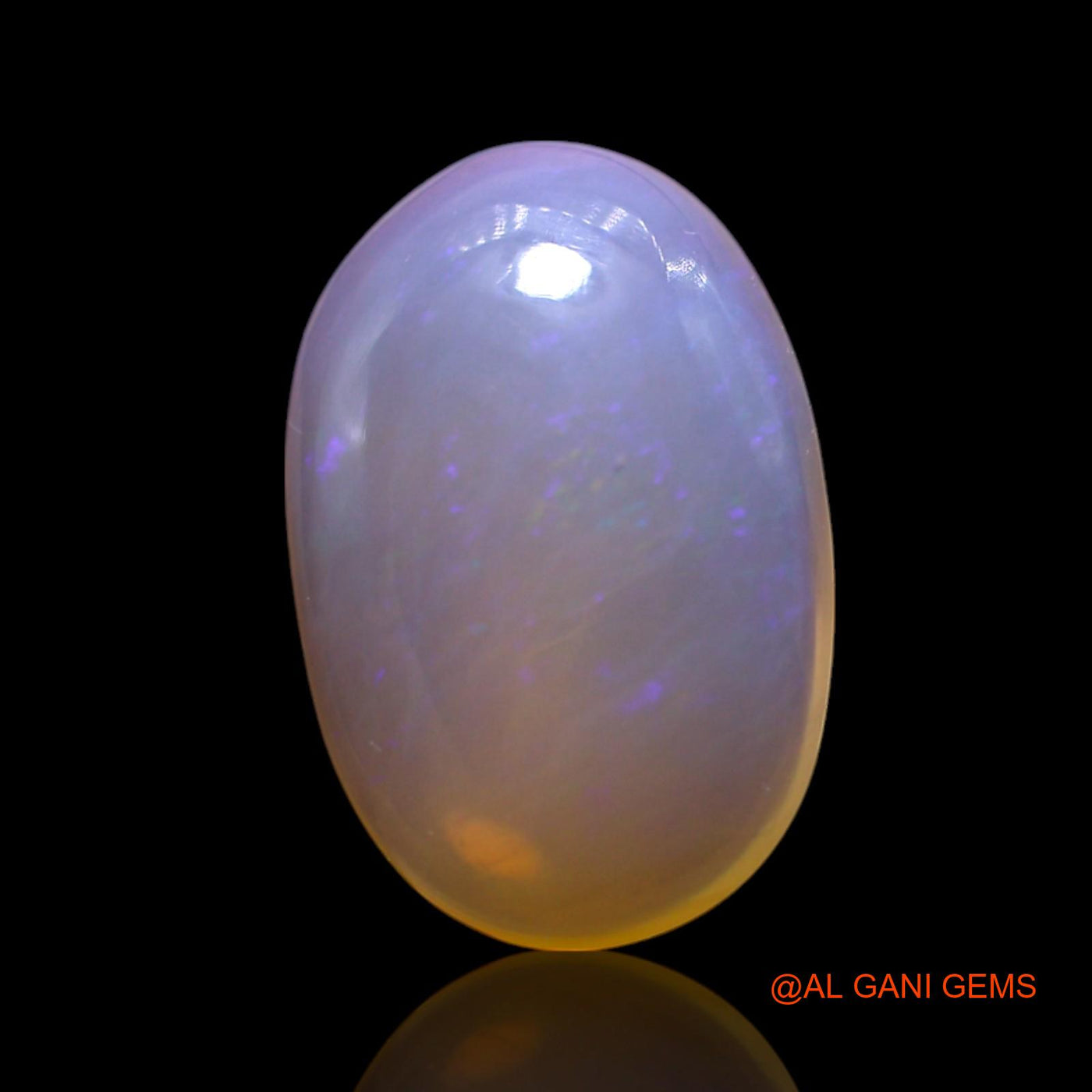 5.00 Cts Natural Australian Fire Opal Loose Gemstone Oval Cabochon 15x10x5 mm AG-433
