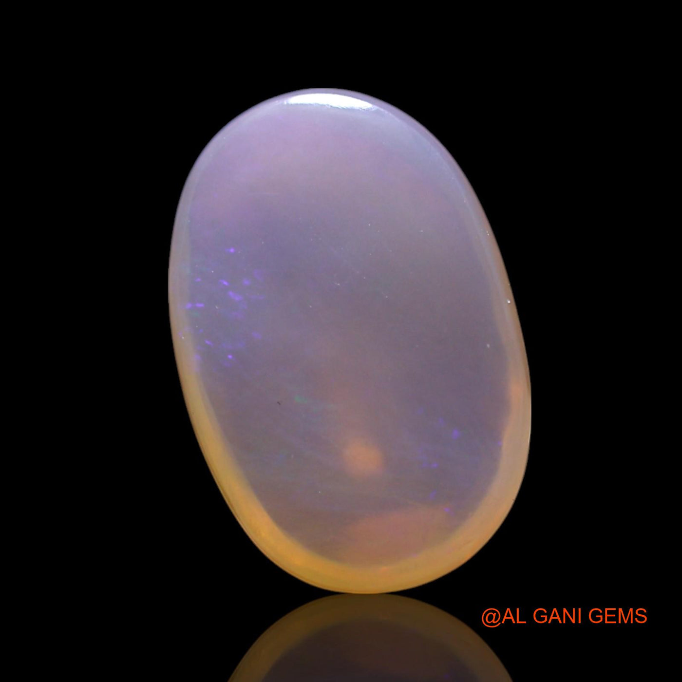 5.00 Cts Natural Australian Fire Opal Loose Gemstone Oval Cabochon 15x10x5 mm AG-433