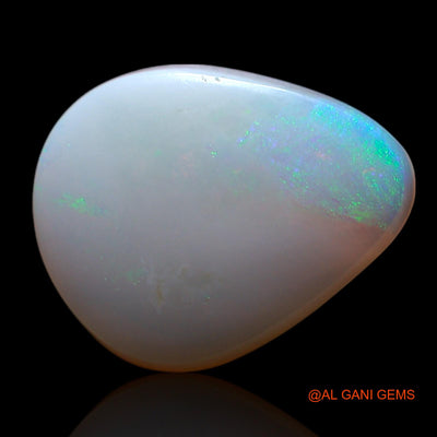 Natural Untreated Fire Opal Loose Gemstone Pear Cabochon From Australia 3.00 Cts 14x11x3 mm AG-434