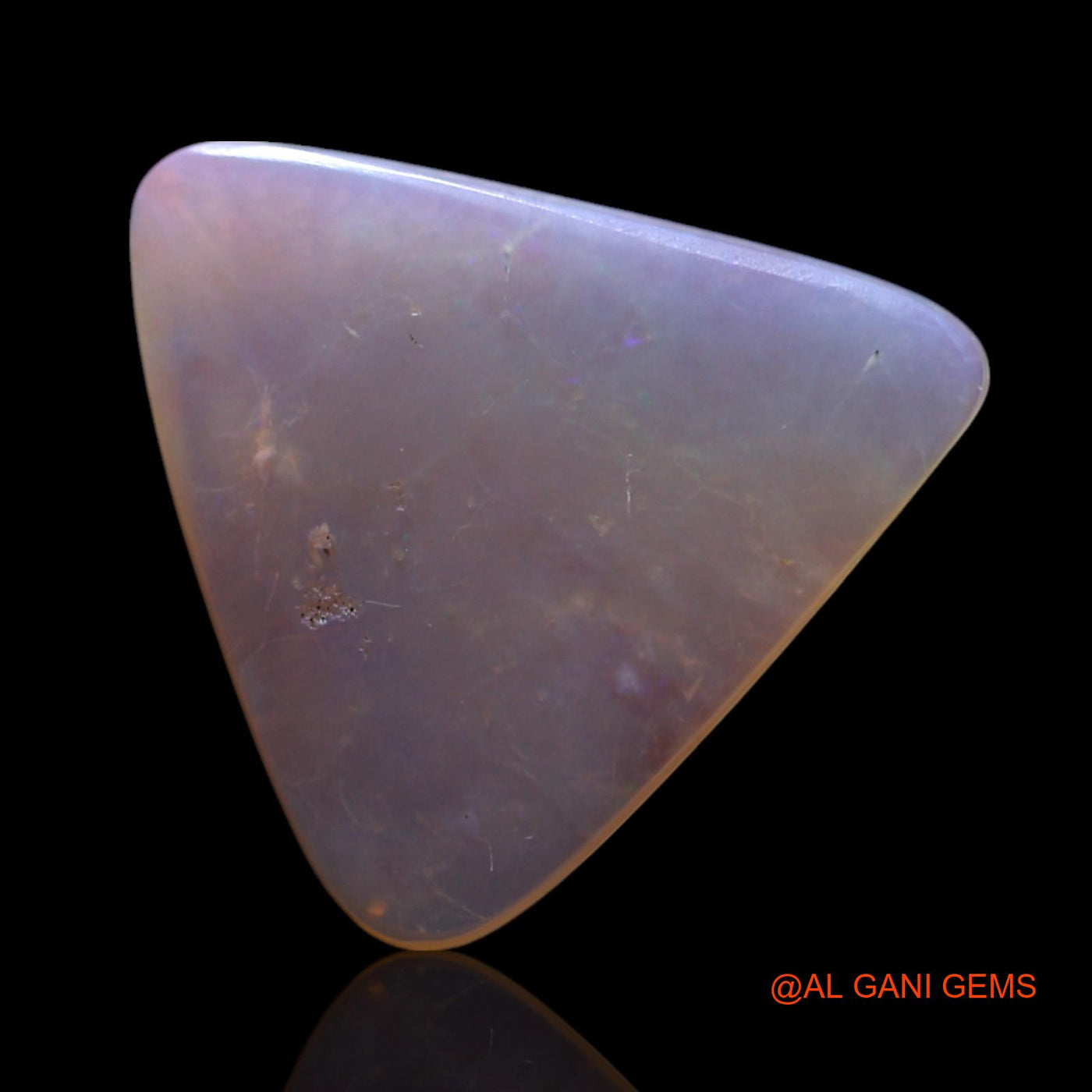 2.00 Cts Natural Australian Fire Opal Loose Gemstone Trillion Cabochon 13x12x2 mm AG-435