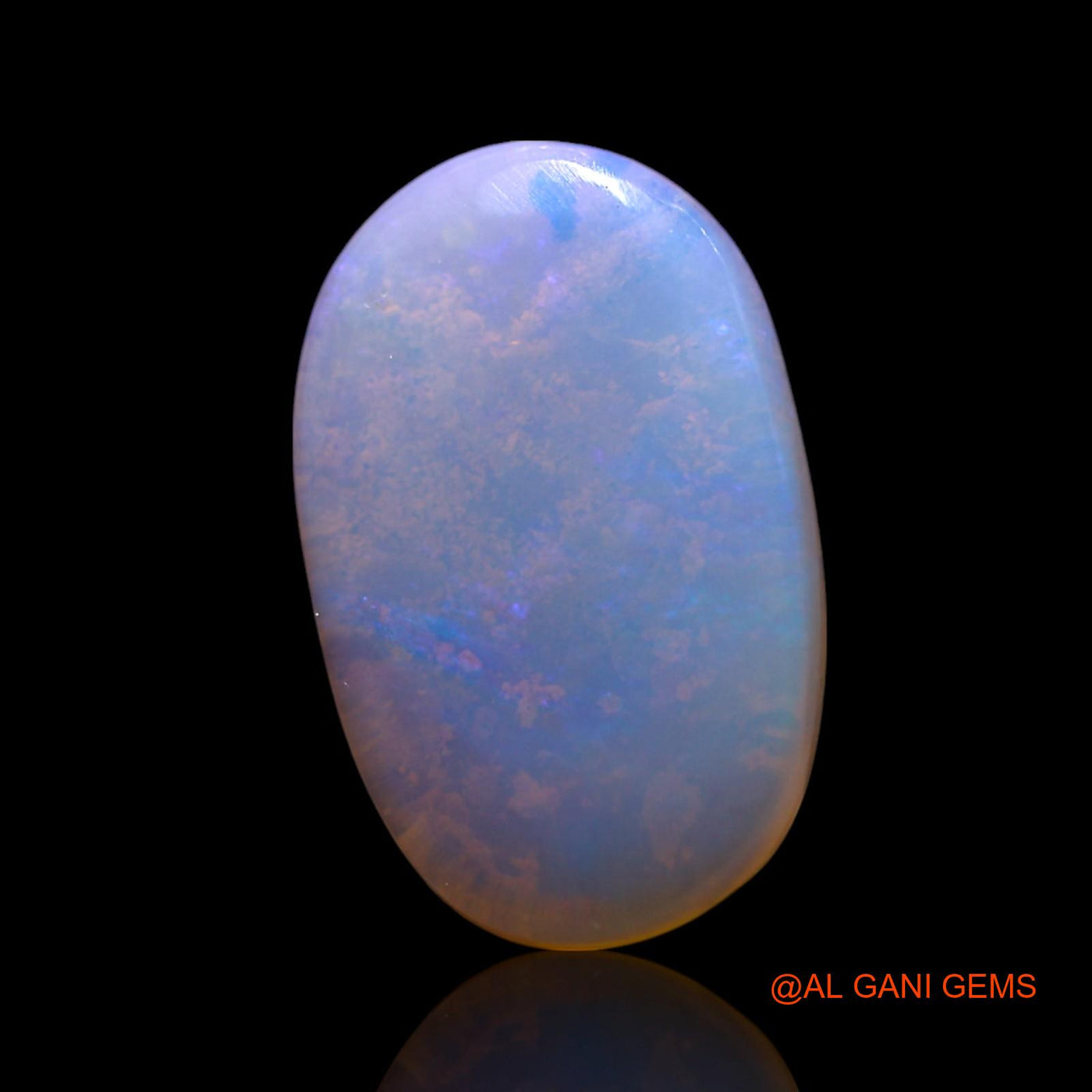 3.00 Cts Unheated Australian Fire Opal Loose Gemstone Oval Cabochon Natural 15x9x3 mm AG-436
