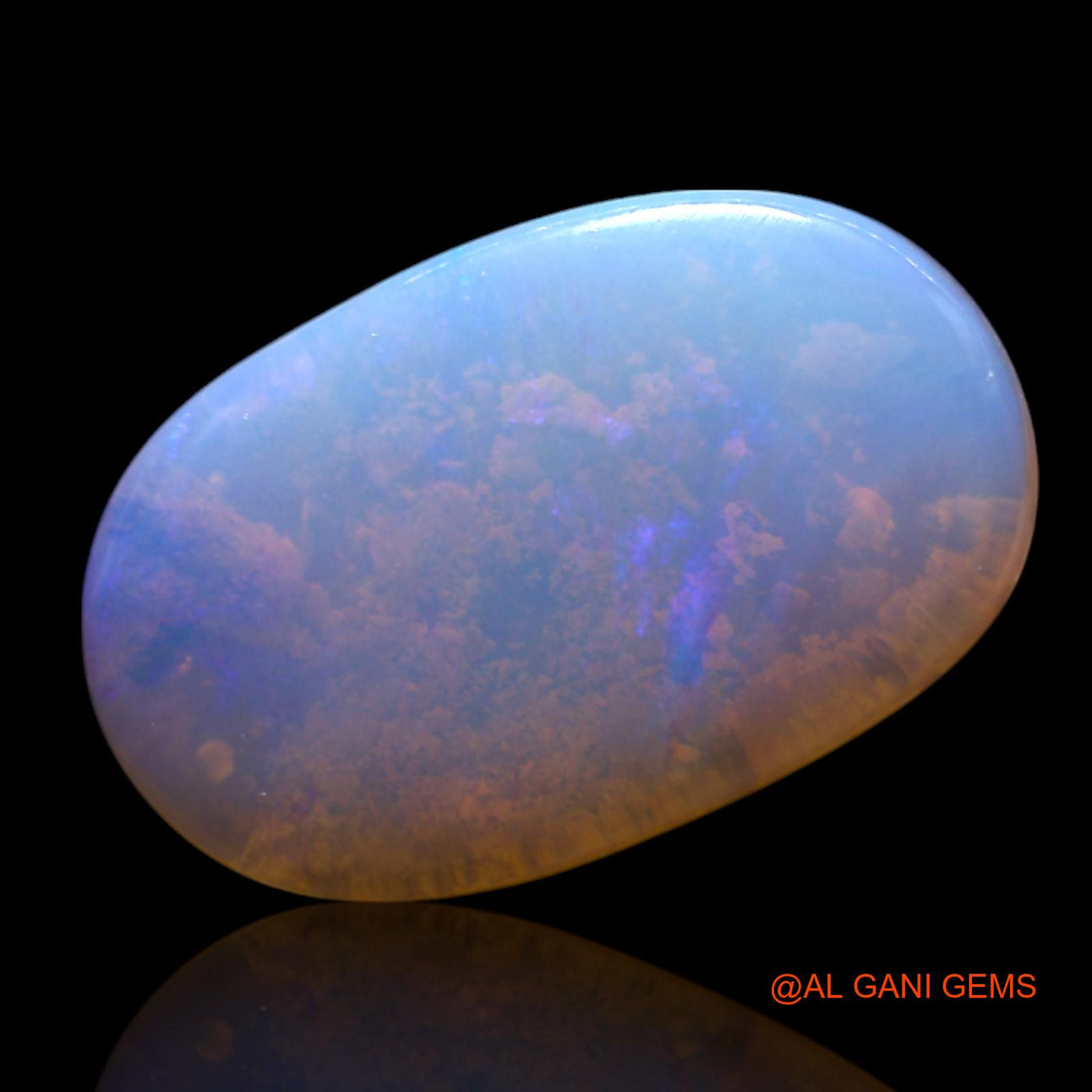 3.00 Cts Unheated Australian Fire Opal Loose Gemstone Oval Cabochon Natural 15x9x3 mm AG-436