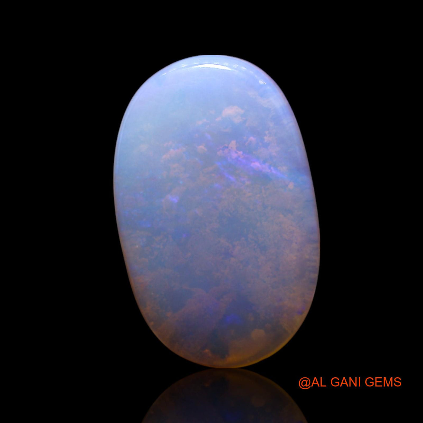 3.00 Cts Unheated Australian Fire Opal Loose Gemstone Oval Cabochon Natural 15x9x3 mm AG-436