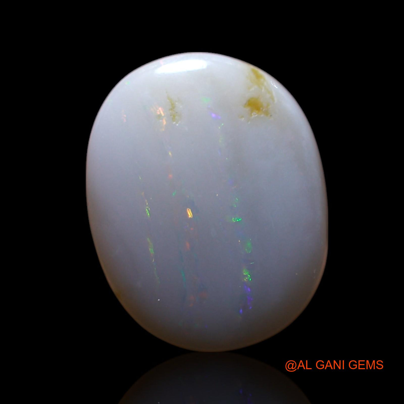 5.00 Cts Natural Australian Fire Opal Loose Gemstone Oval Cabochon 14x11x5 mm AG-437
