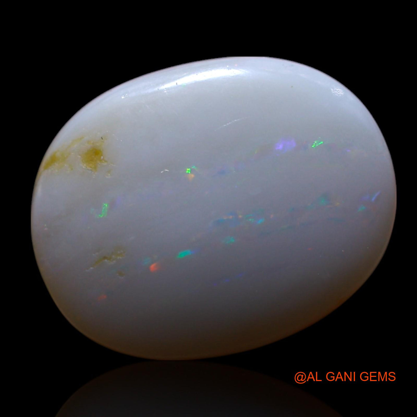 5.00 Cts Natural Australian Fire Opal Loose Gemstone Oval Cabochon 14x11x5 mm AG-437