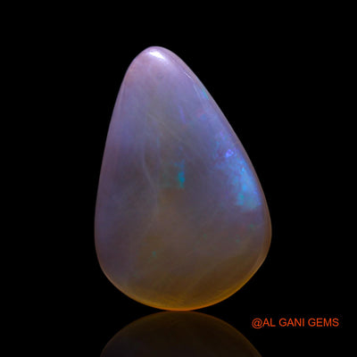 3.00 Cts Natural Australian Fire Opal Pear Cabochon Loose Gemstone For Jewelry 15x10x3 mm AG-438