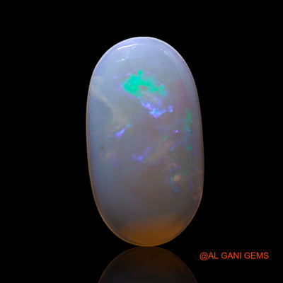 1.00 Cts Unheated Australian Fire Opal Loose Gemstone Oval Cabochon Natural 13x7x2 mm AG-43