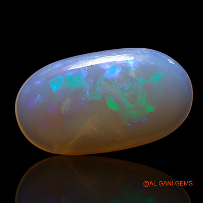 1.00 Cts Unheated Australian Fire Opal Loose Gemstone Oval Cabochon Natural 13x7x2 mm AG-43