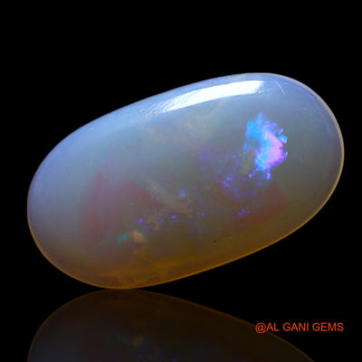 1.00 Cts Unheated Australian Fire Opal Loose Gemstone Oval Cabochon Natural 13x7x2 mm AG-43