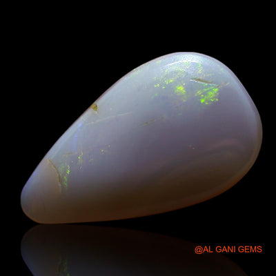 3.00 Cts Natural Australian Fire Opal Loose Gemstone Pear Cabochon 16x9x3 mm AG-440